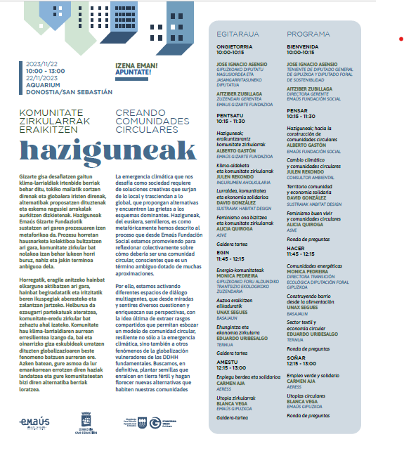 "Haziguneak": creando comunidades circulares